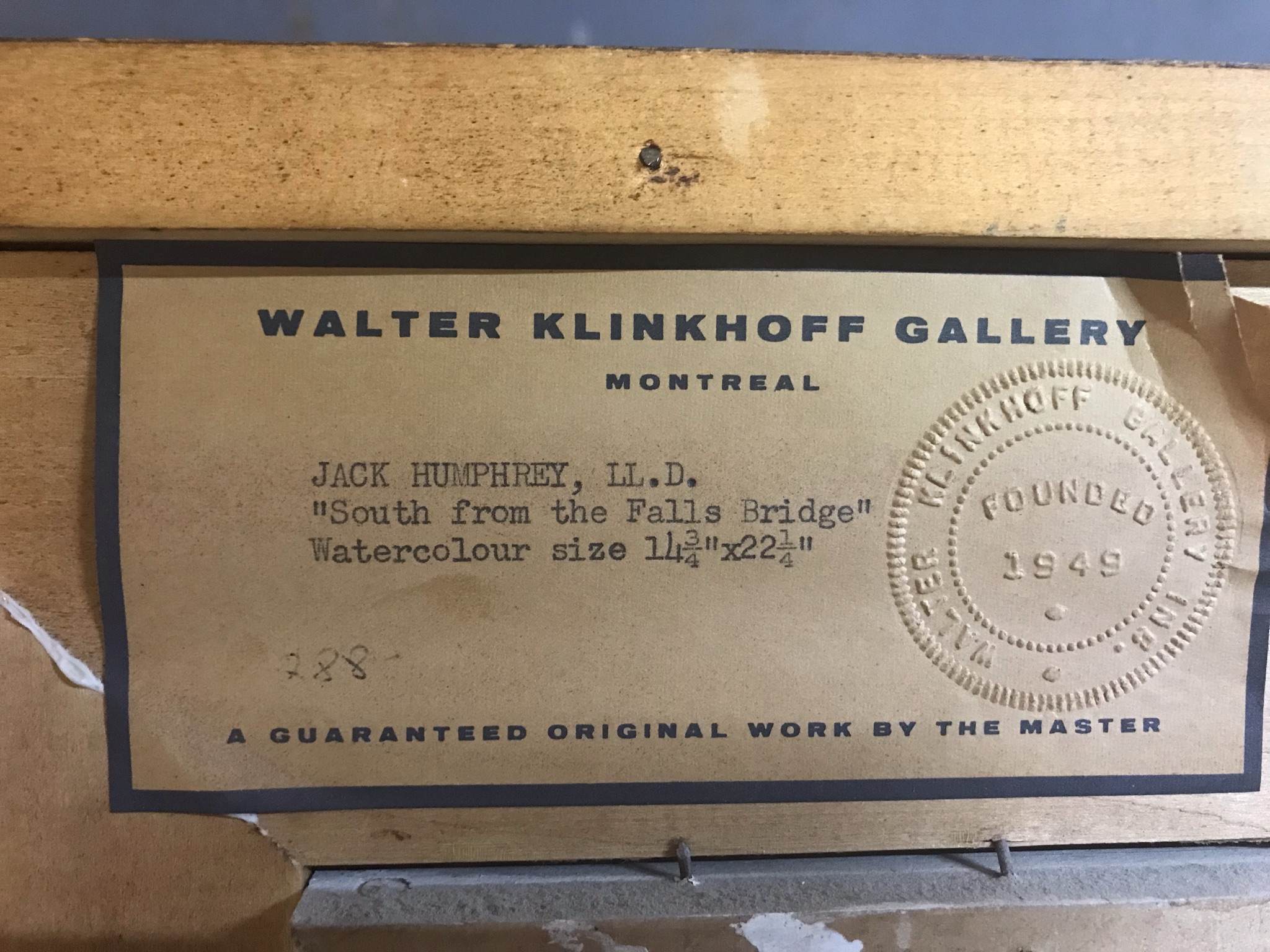 Jack Weldon Humphrey - Buy or Sell artwork by Jack Weldon Humphrey
