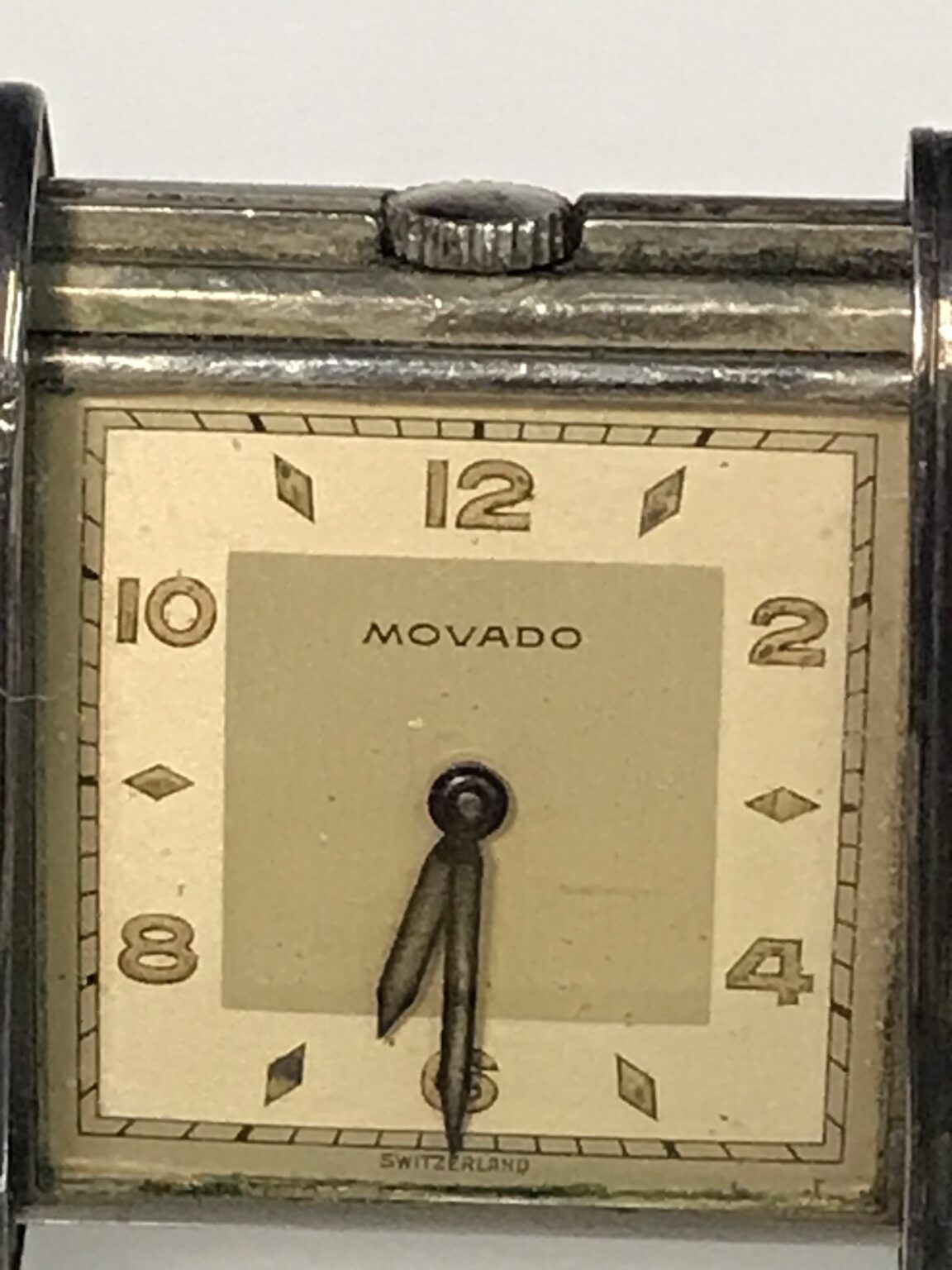 Montre De Poche Movado Ermeto à L’Émeraude Lausanne – Argent 925, Vers 1930, Mécanique, D'occasion