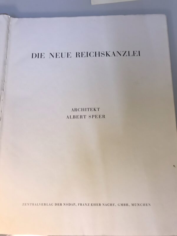 Die Neue Reichskanzlei, Architekt Albert Speer