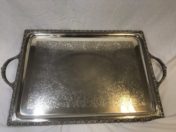 Silverplated tray