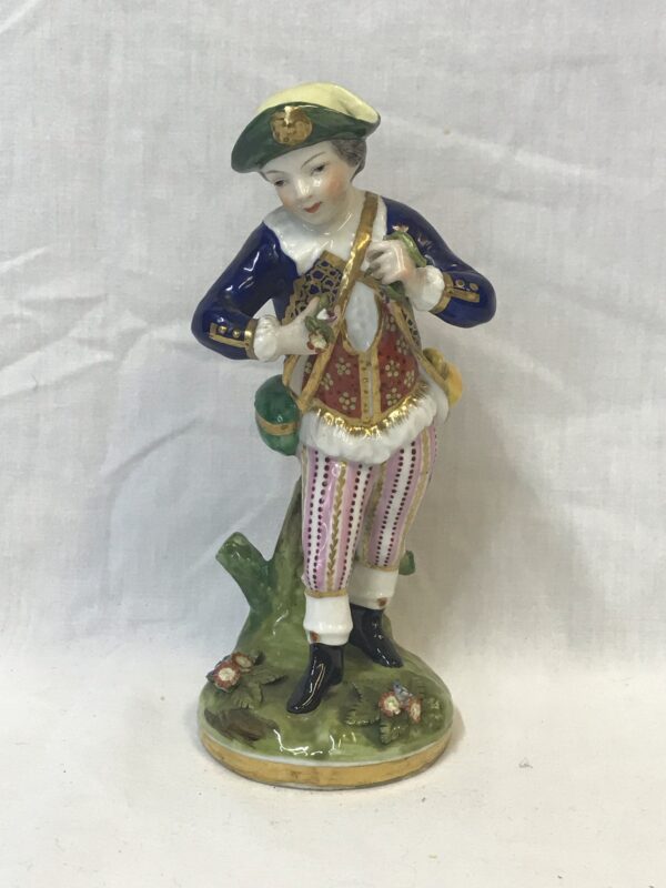 Rare Antique Derby Porcelain Figurine from the Four Seasons Series