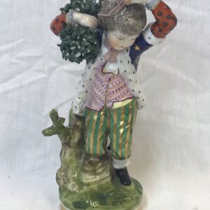 Antique Derby Porcelain Figurine from the Four Seasons