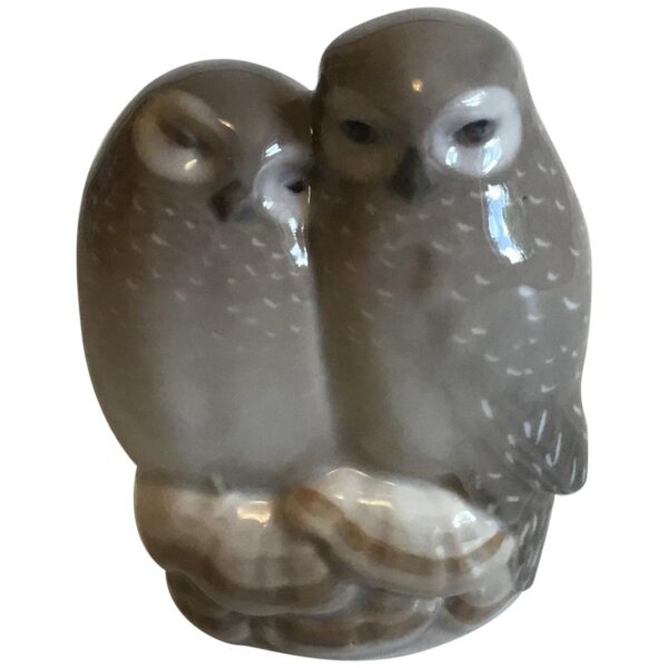 Royal Copenhagen Figurine, Pair of owls - 834