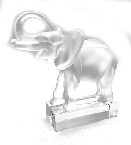 Lalique France Elephant Pperweight