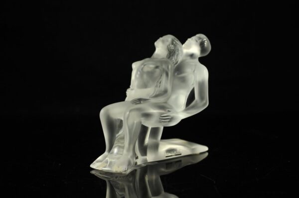 Lalique France Man and Woman Kneeling