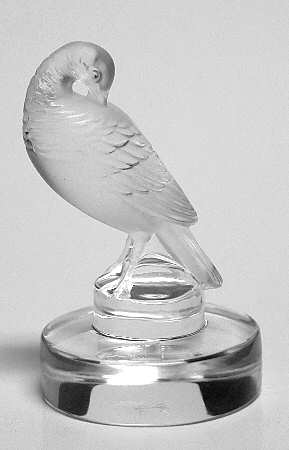 Lalique France Turtledove Paperweight