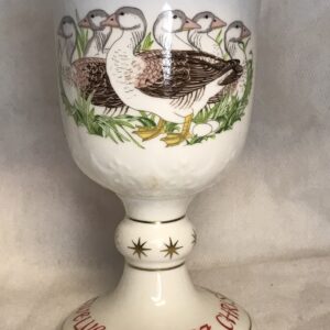 ROYAL DOULTON Goblet Twelve Days of Christmas 6 Geese a-laying