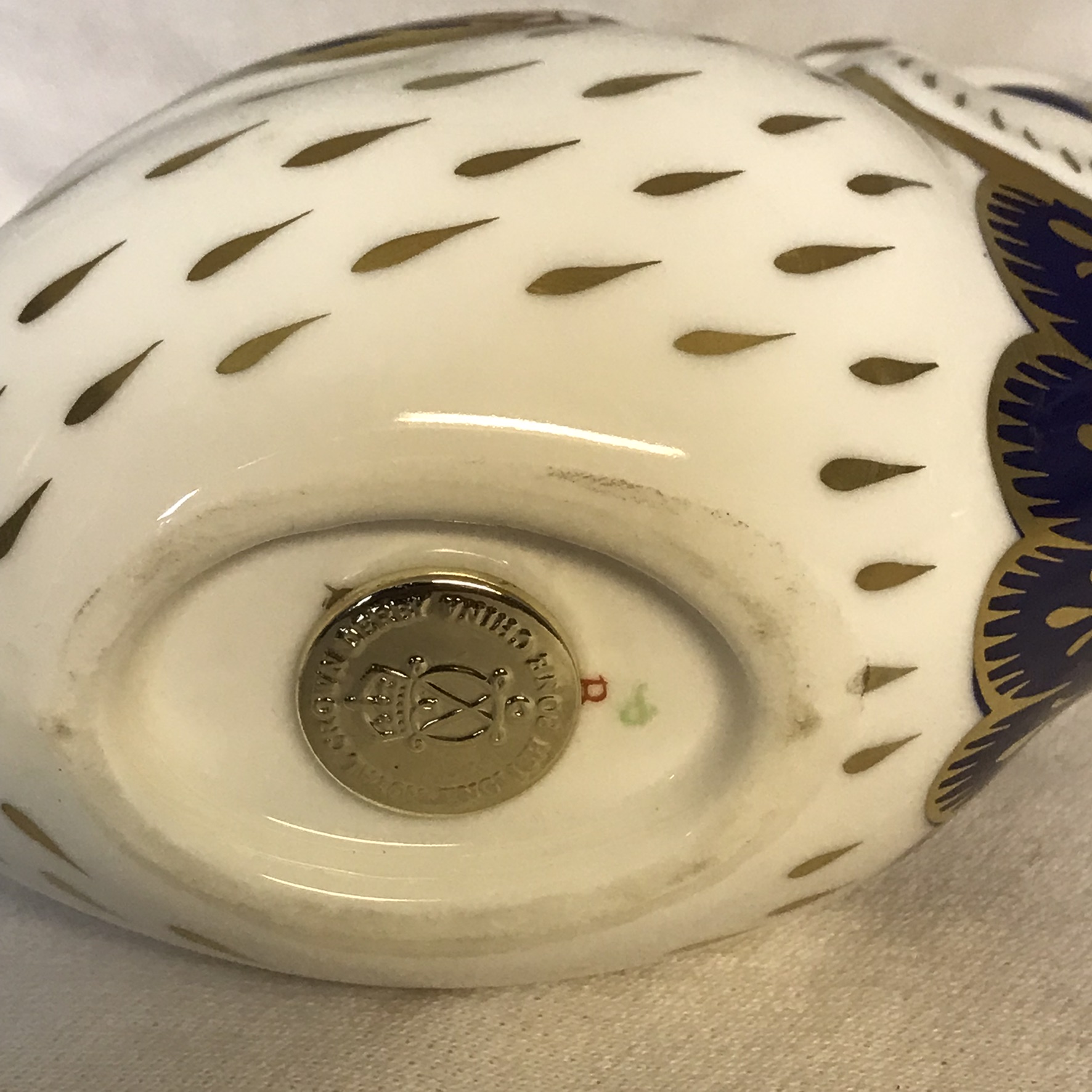 Royal Crown Derby Owl paperweight