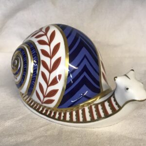 Royal Crown Derby Snail paperweight