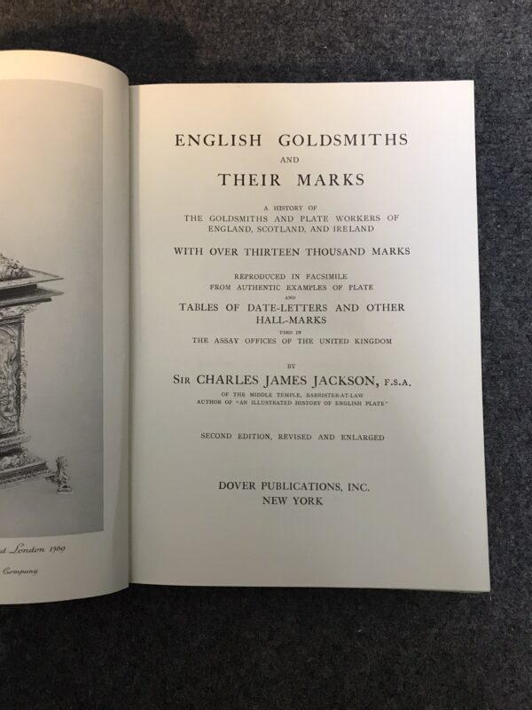 English Goldsmiths and Their Marks by Jackson