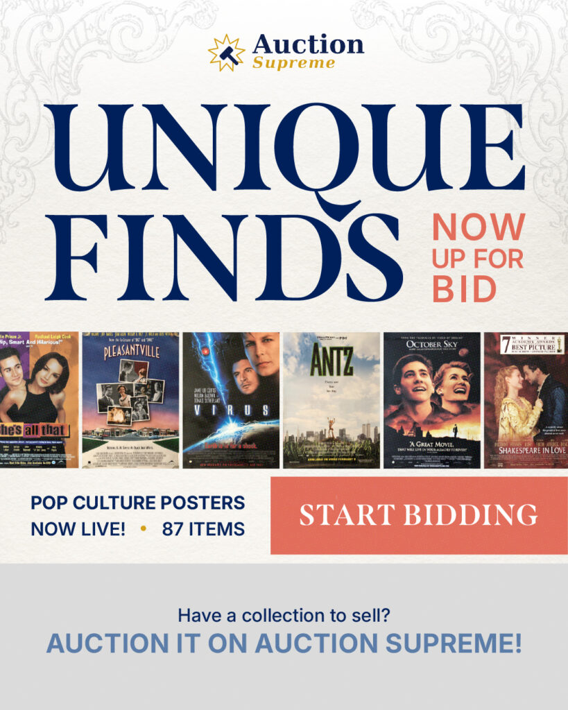 movie poster auction